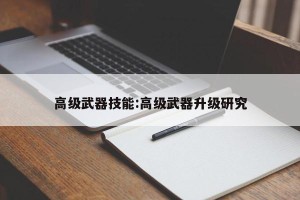 高级武器技能:高级武器升级研究